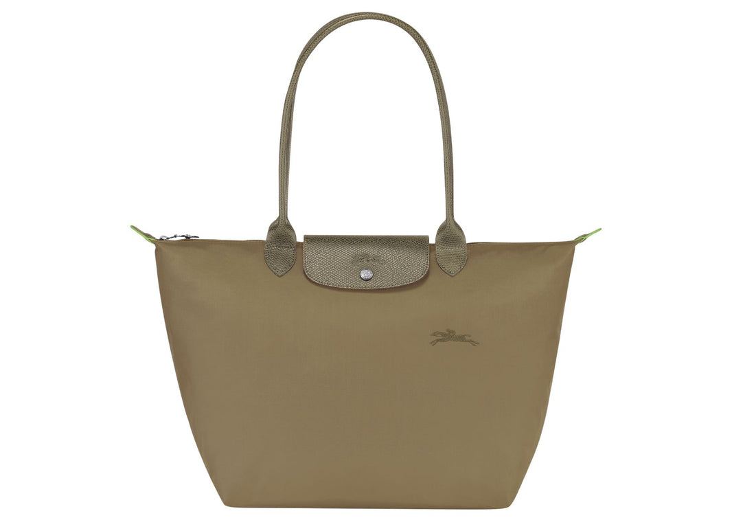 Longchamp Le Pliage Green Large Tote Bag Artichoke