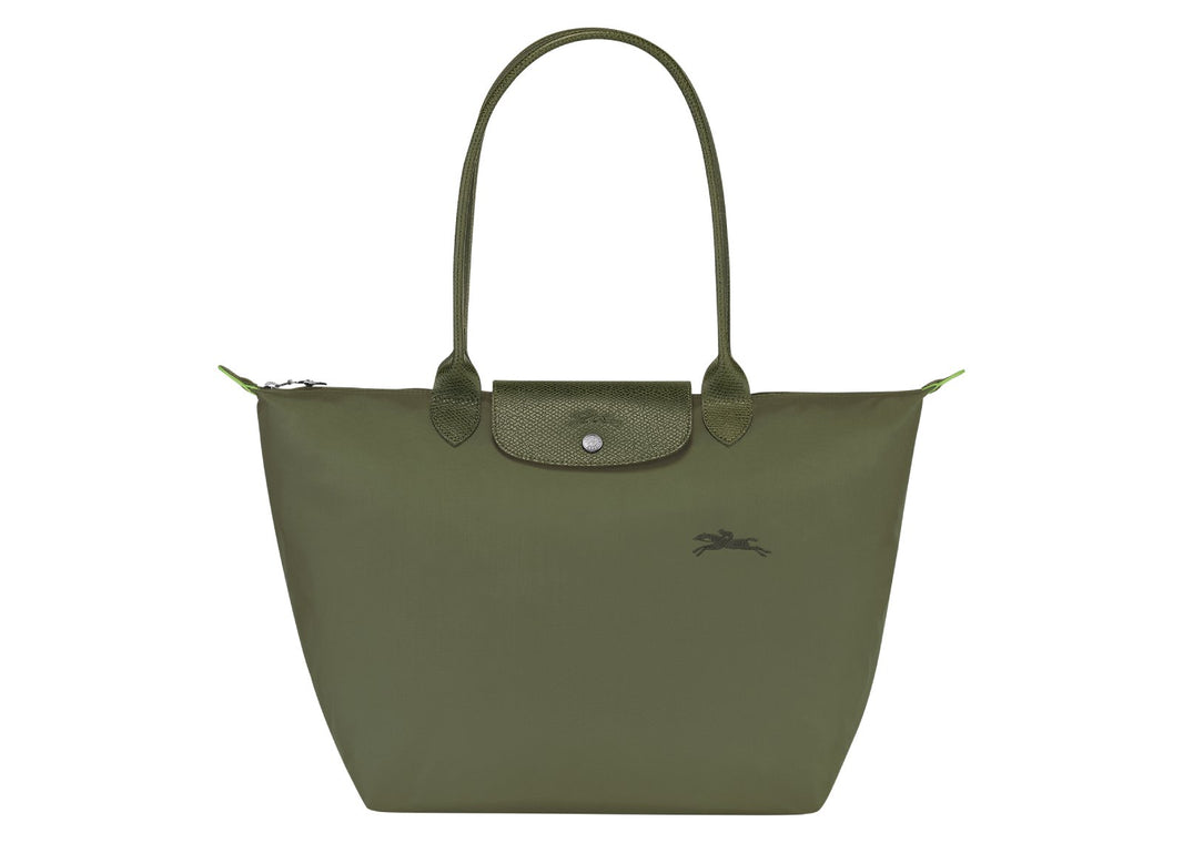 Longchamp Le Pliage Green Large Tote Bag Forest