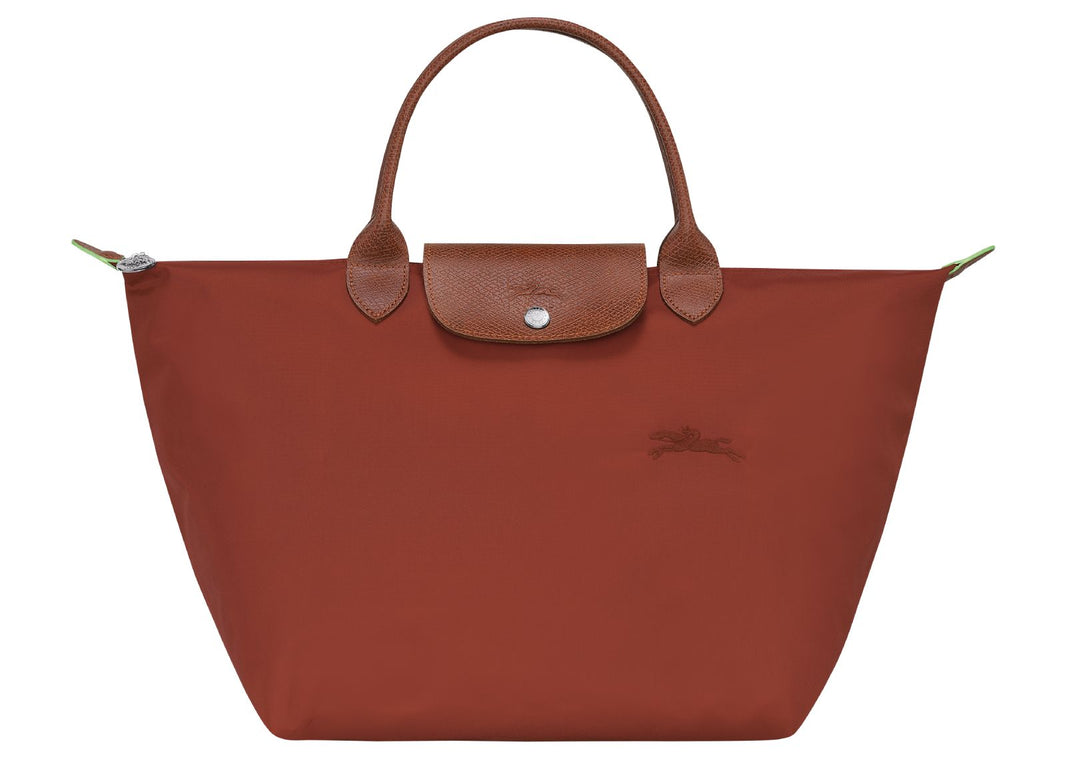 Longchamp Le Pliage Green Medium Handbag Chestnut
