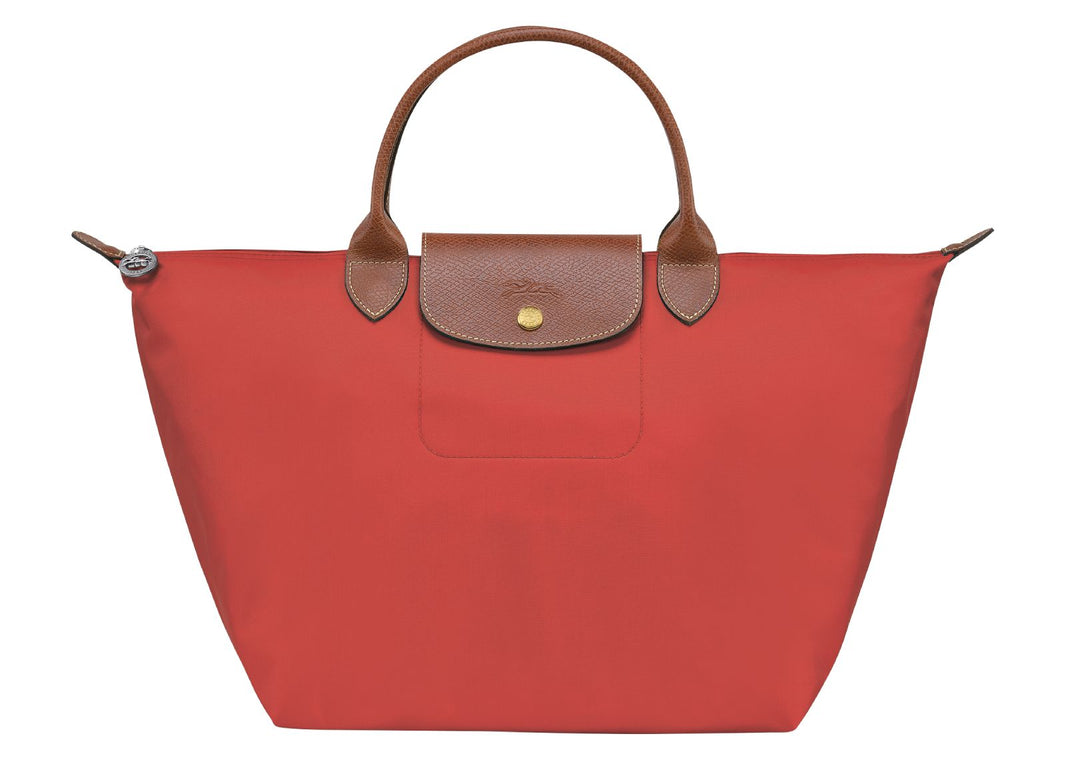 Longchamp Le Pliage Original Medium Handbag Tomato