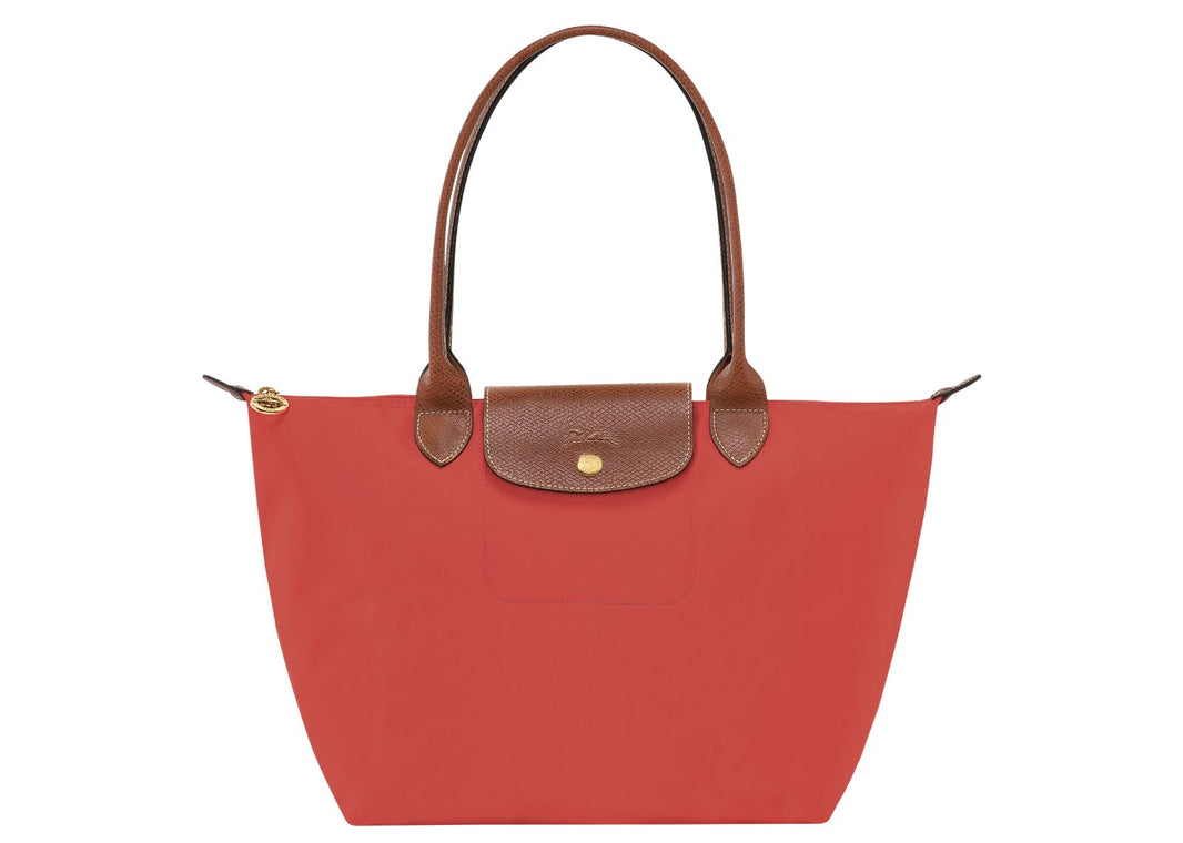 Longchamp Le Pliage Original Medium Tote Bag Tomato