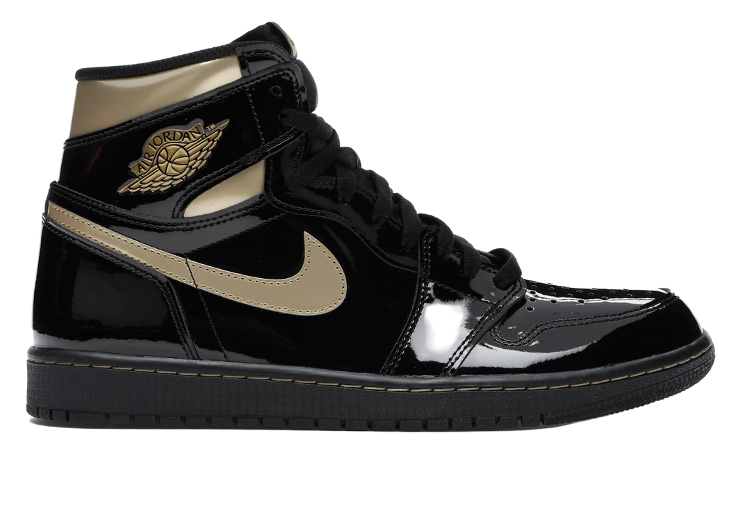 Nike Air Jordan 1 Retro High Black Metallic Gold (2020)