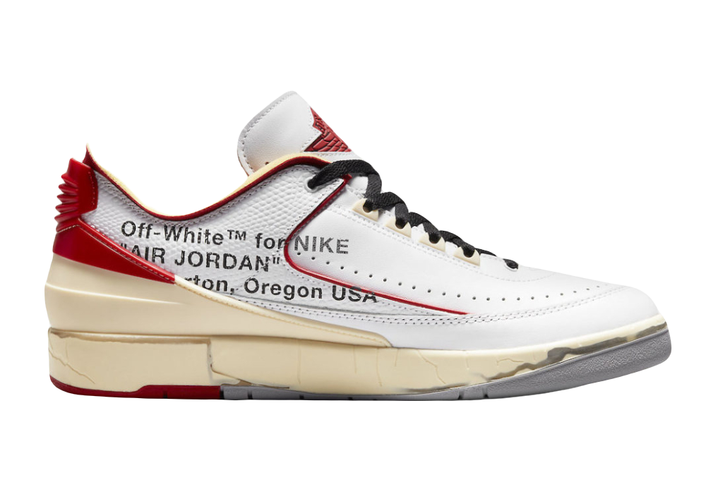 Nike Air Jordan 2 Retro Low SP Off-White White Red