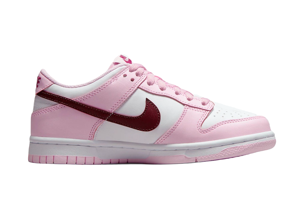 Nike Dunk Low Pink Foam Red White (GS)
