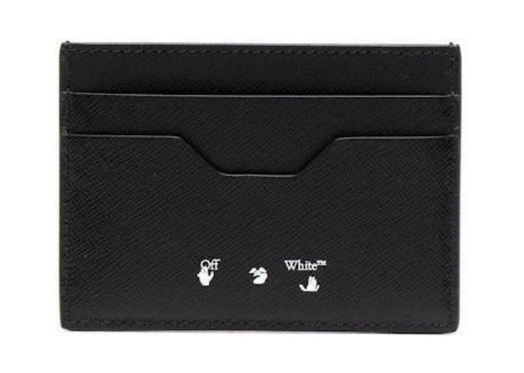 OFF-WHITE Diag Saf Binder Card Holder Black White