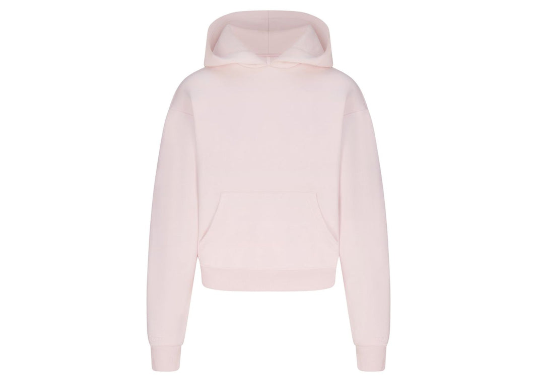 Skims Cotton Fleece Classic Hoodie Barely Pink