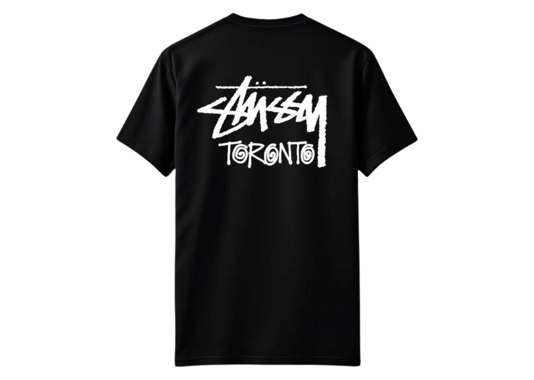Stüssy Toronto Exclusive Tee Black