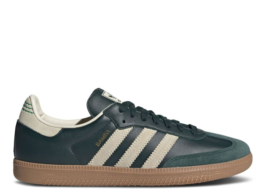 adidas Samba OG Shadow Green Cream White Gold Metallic