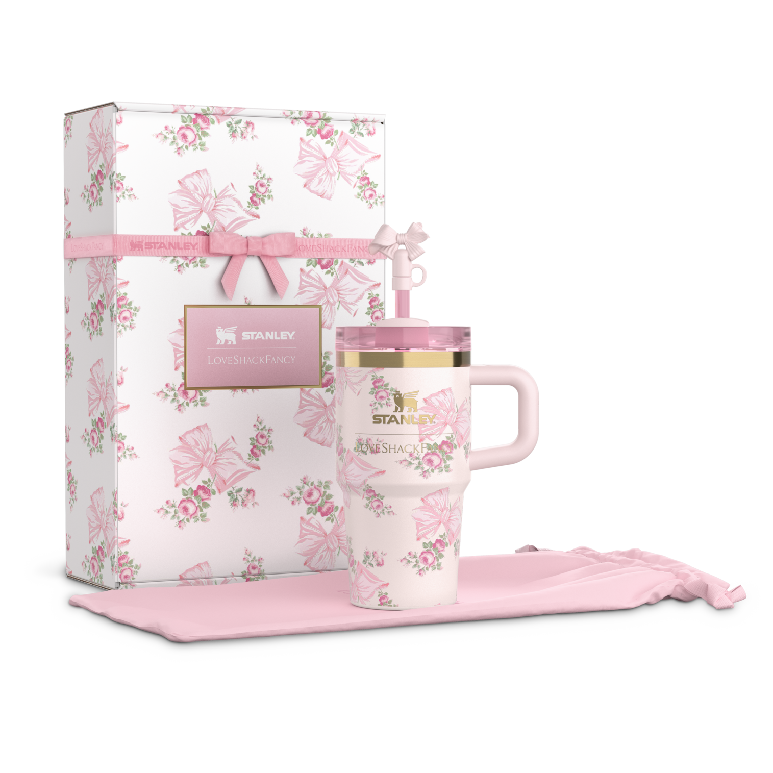 Stanley x LoveShackFancy Quencher H2.0 FlowState Tumbler 20oz