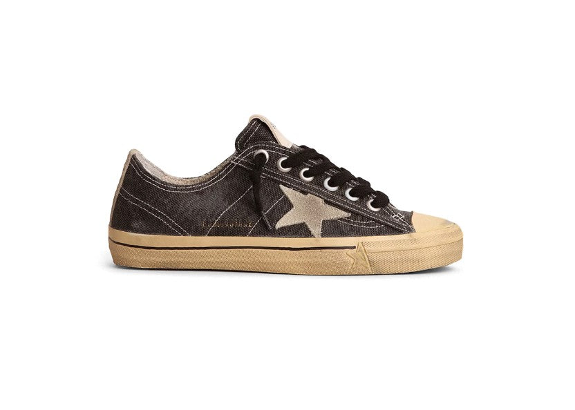 V-Star LTD in black canvas with ice-gray star and heel tab