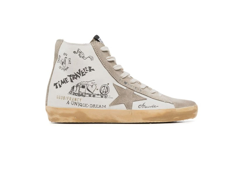 Francy Journey print high top sneakers