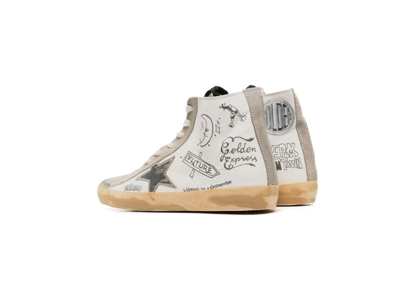 Francy Journey print high top sneakers