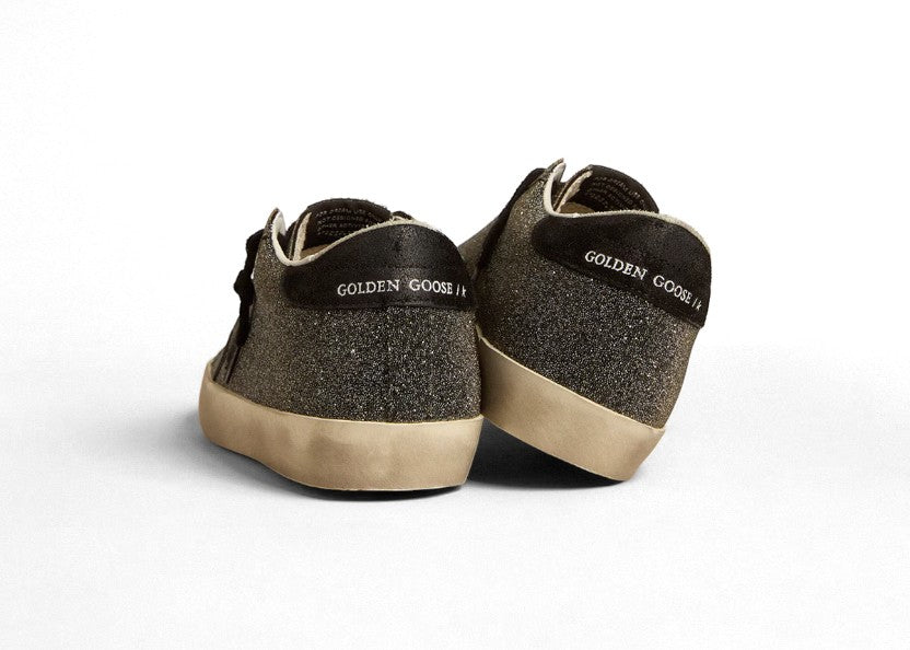 Super-Star in black Swarovski crystals with black suede star