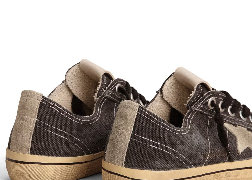 V-Star LTD in black canvas with ice-gray star and heel tab