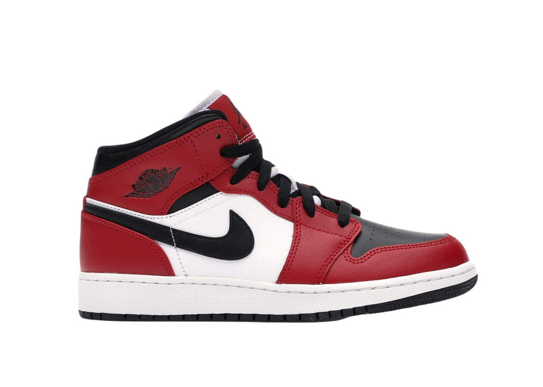 Nike Air Jordan 1 Mid Chicago Black Toe (GS)