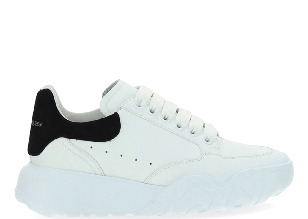Alexander McQueen Oversized Court Trainer White Black (W)