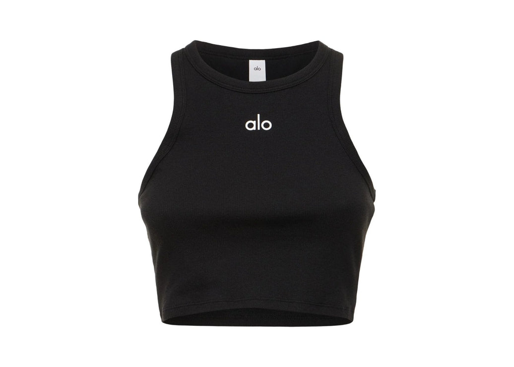 Alo Yoga Aspire Tank Black White