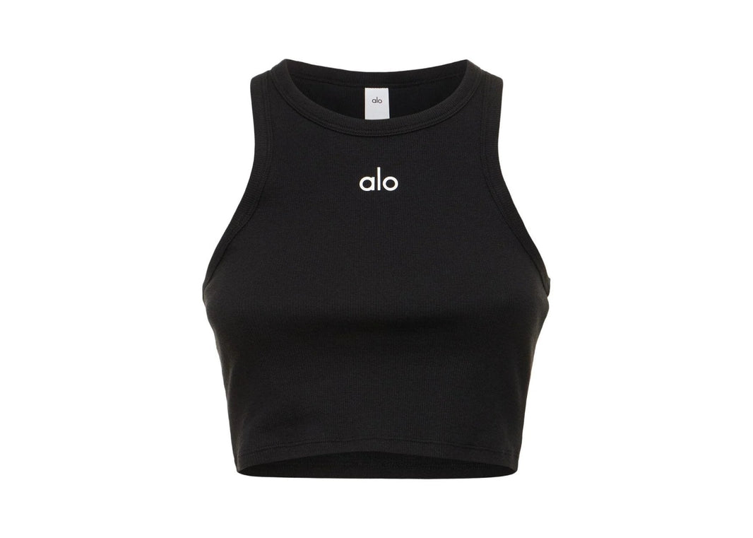 Alo Yoga Aspire Tank Black White