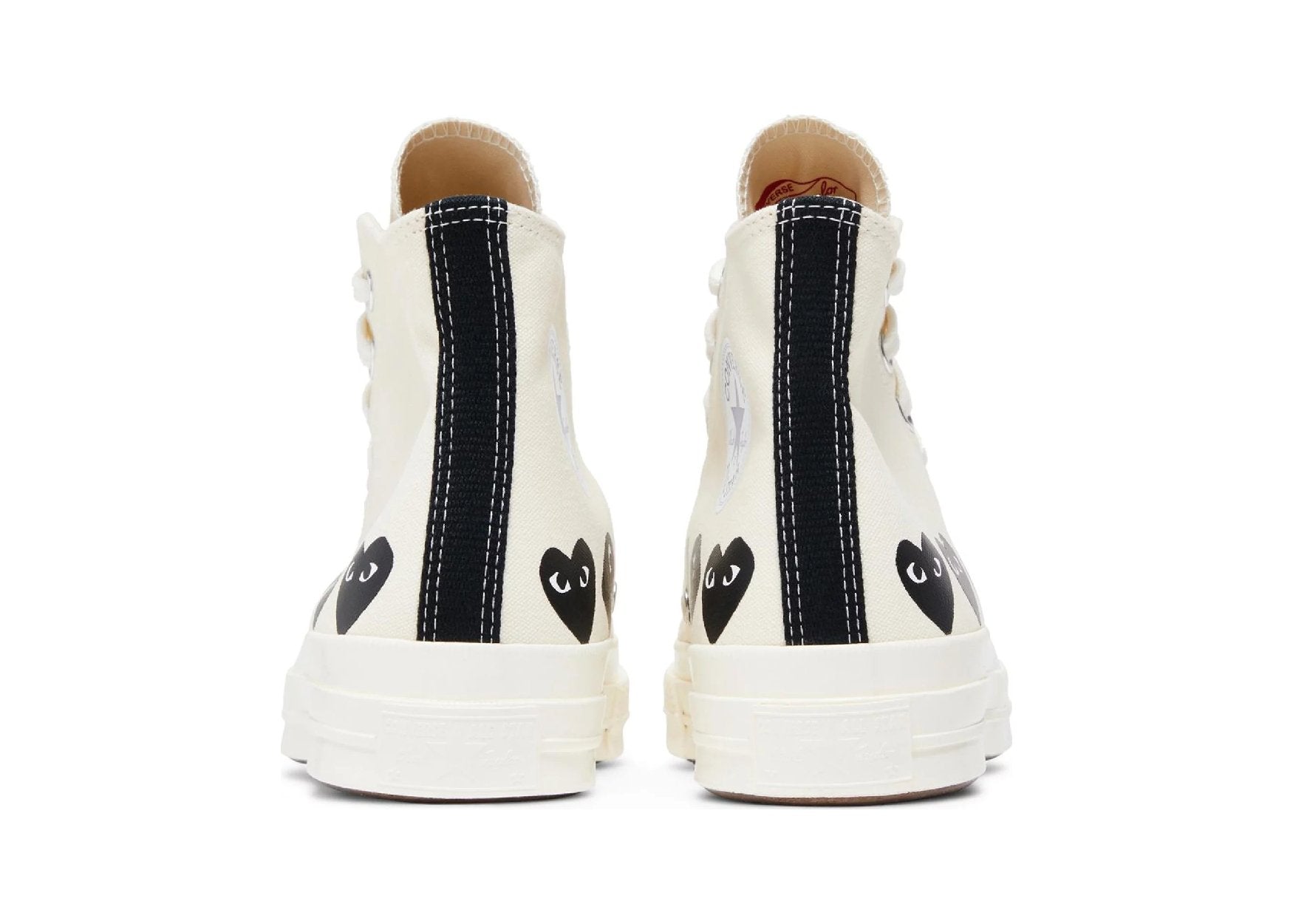 Converse Chuck Taylor All Star 70 Hi Comme des Garcons PLAY Multi-Heart Milk