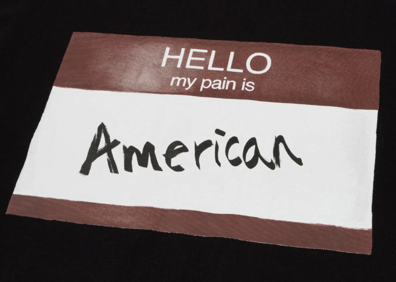 Denim Tears My Pain Is Tee Black