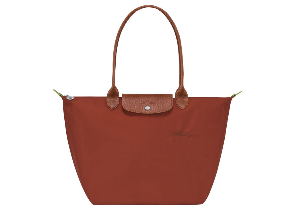 Longchamp Le Pliage Green Large Tote Bag Chestnut