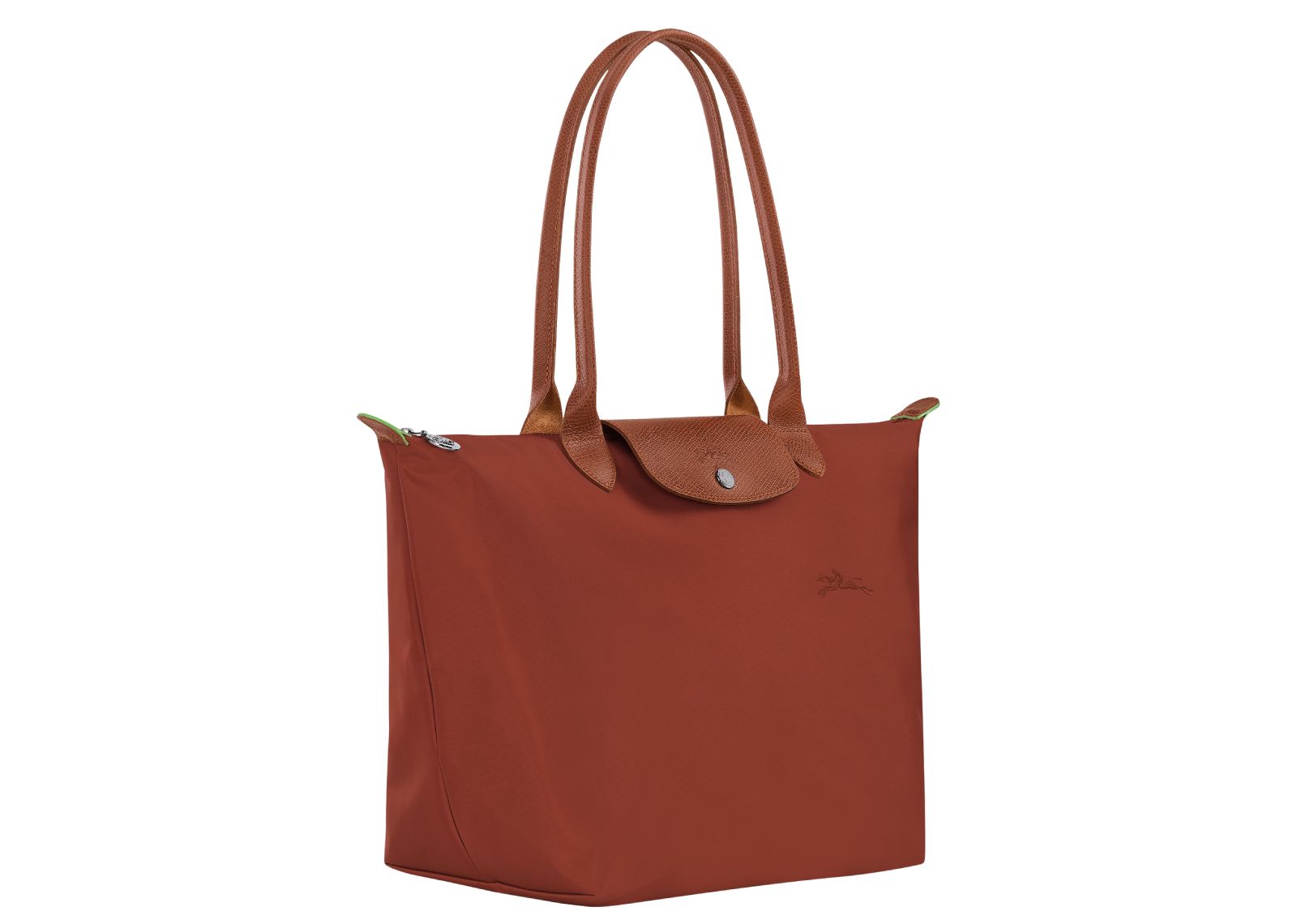 Longchamp Le Pliage Green Large Tote Bag Chestnut