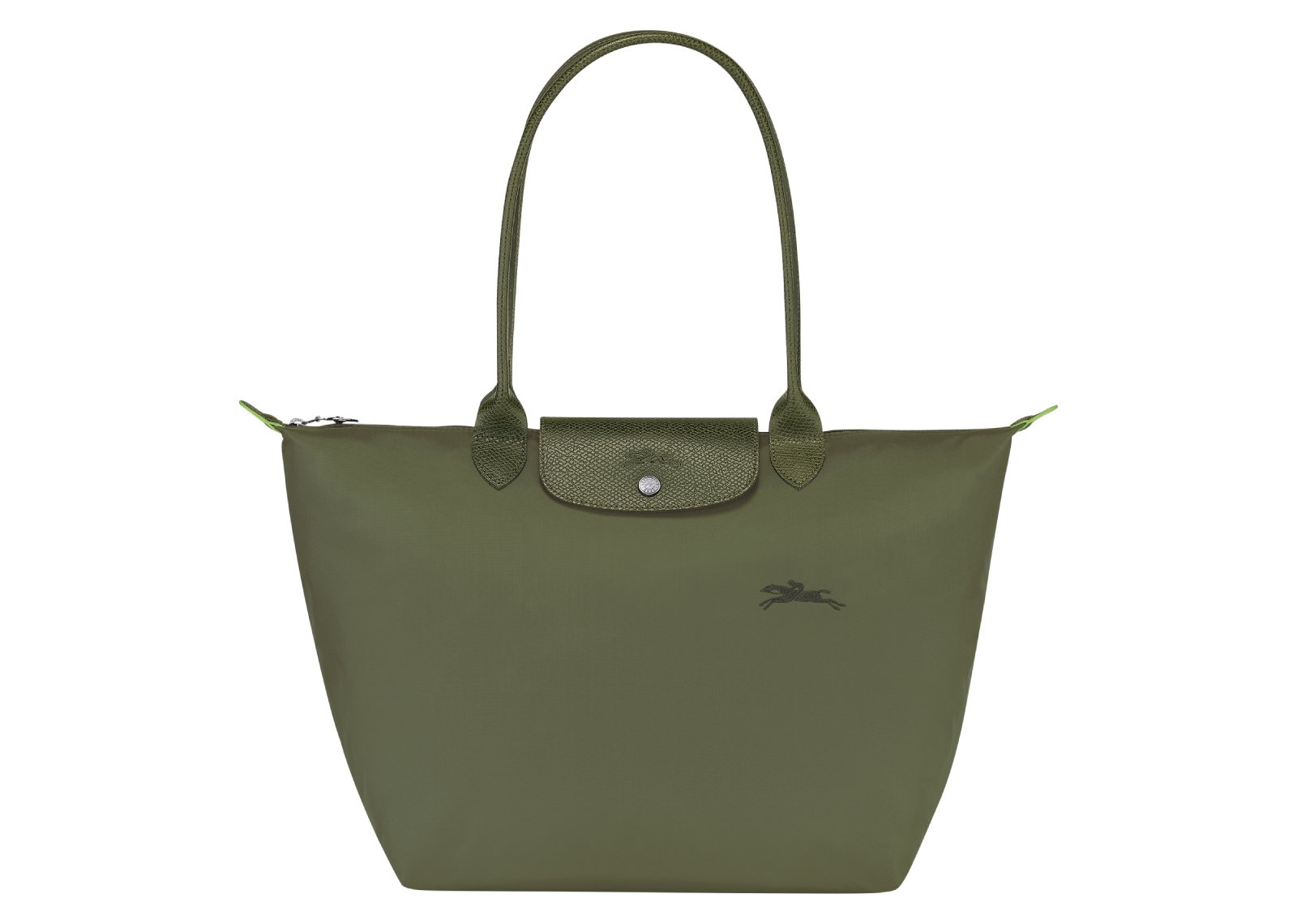 Longchamp Le Pliage Green Large Tote Bag Forest