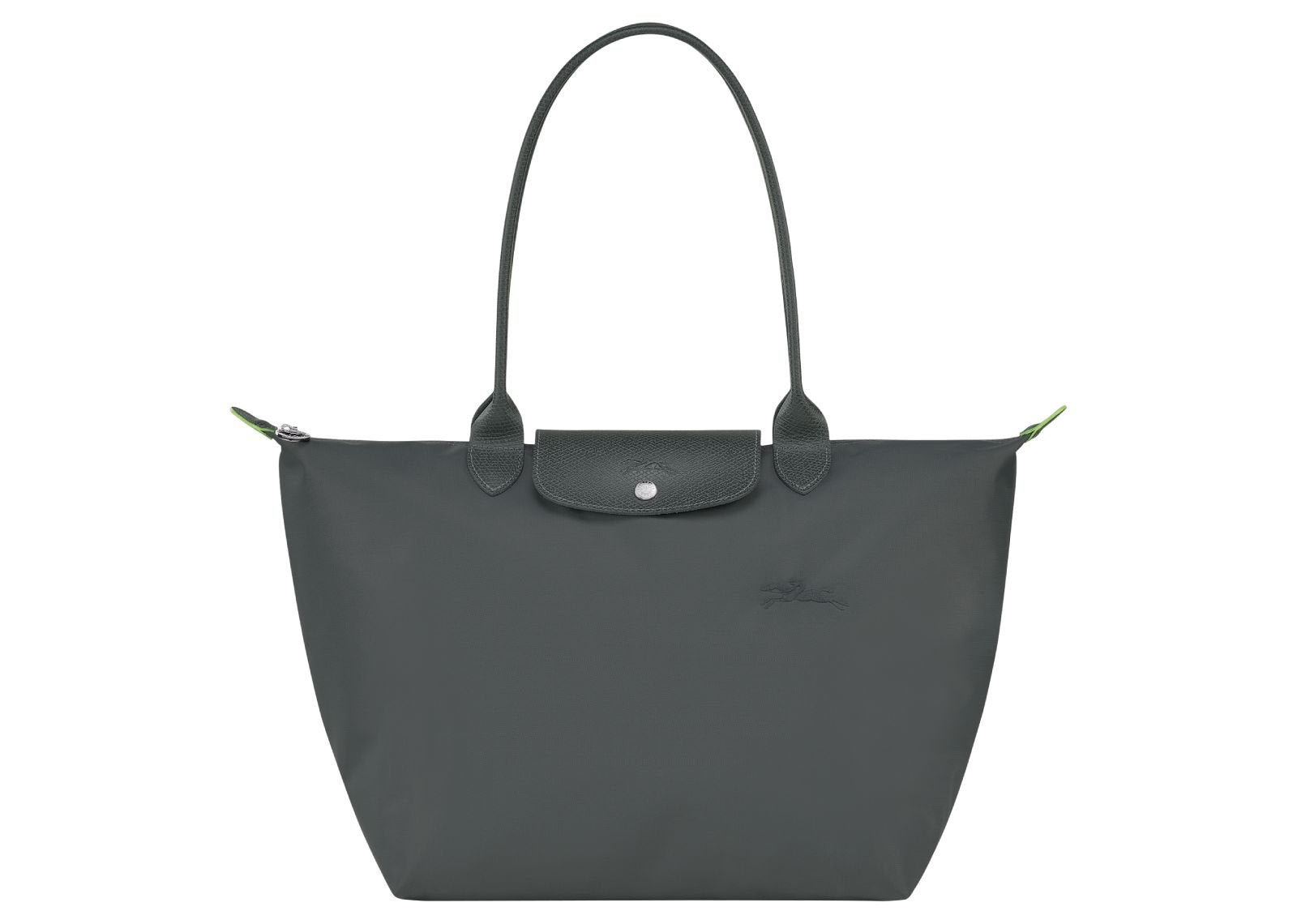 Longchamp Le Pliage Green Large Tote Bag Graphite