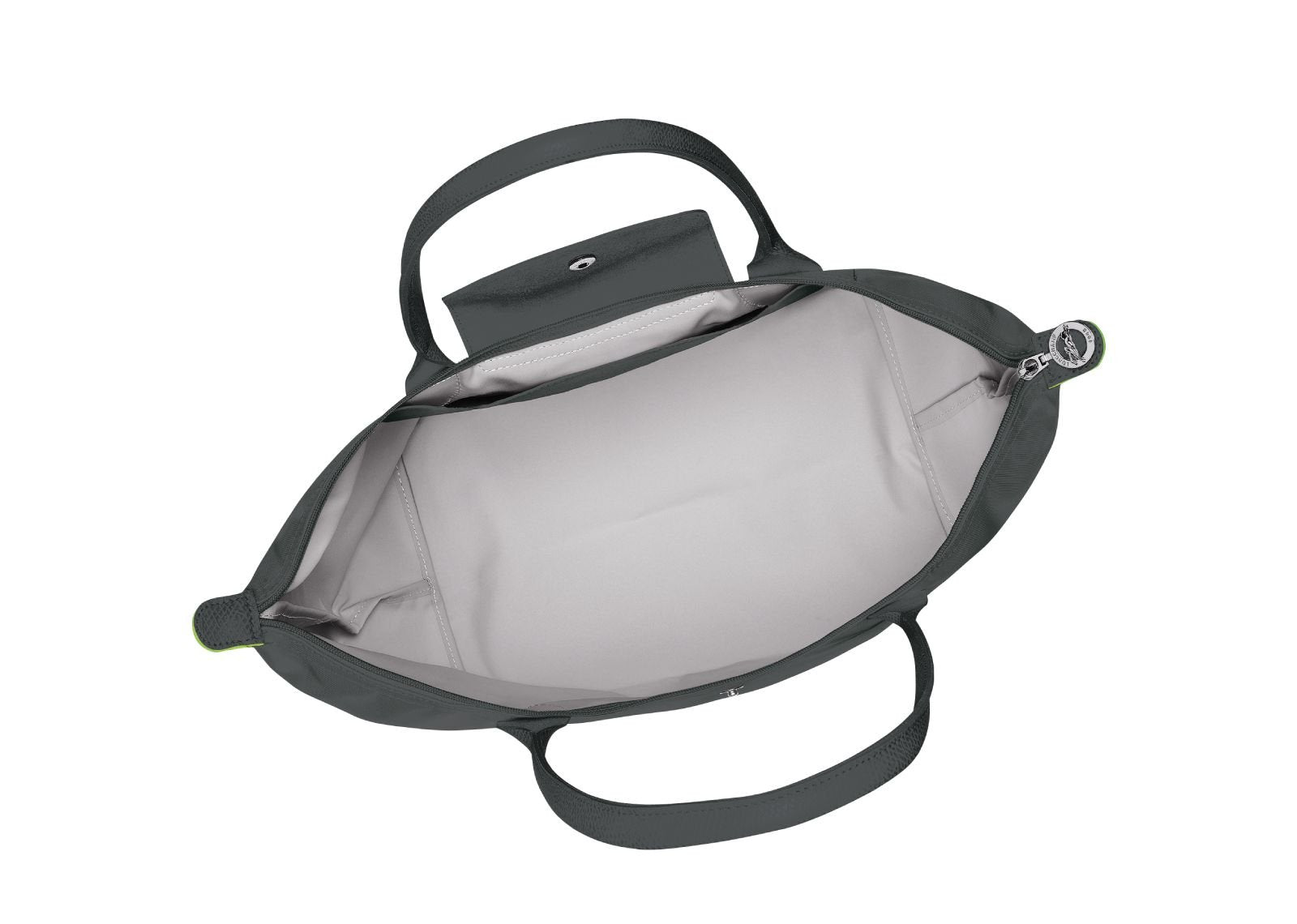 Longchamp Le Pliage Green Large Tote Bag Graphite