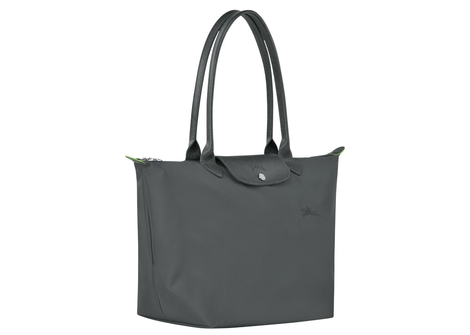 Longchamp Le Pliage Green Large Tote Bag Graphite