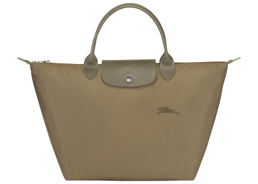 Longchamp Le Pliage Green Medium Handbag Artichoke