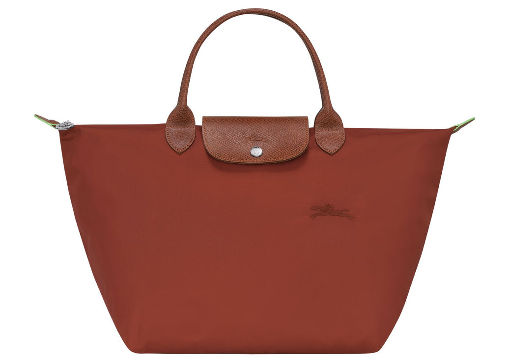 Longchamp Le Pliage Green Medium Handbag Chestnut