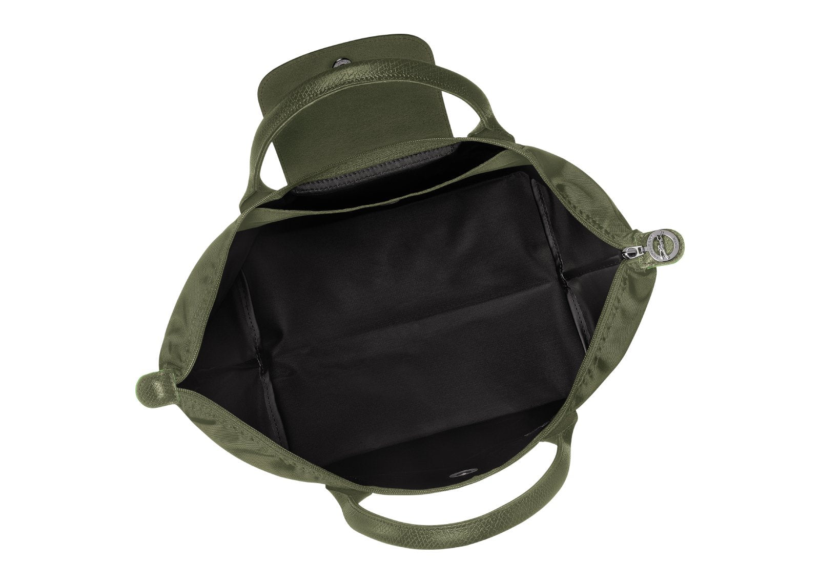 Longchamp Le Pliage Green Medium Handbag Forest