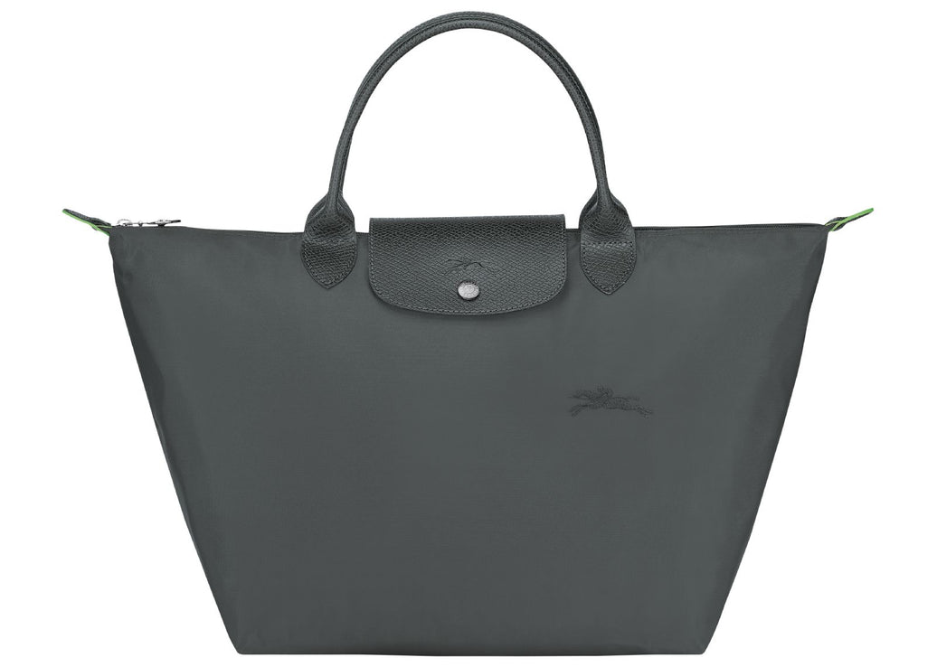 Longchamp Le Pliage Green Medium Handbag Graphite