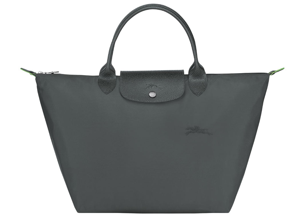 Longchamp Le Pliage Green Medium Handbag Graphite