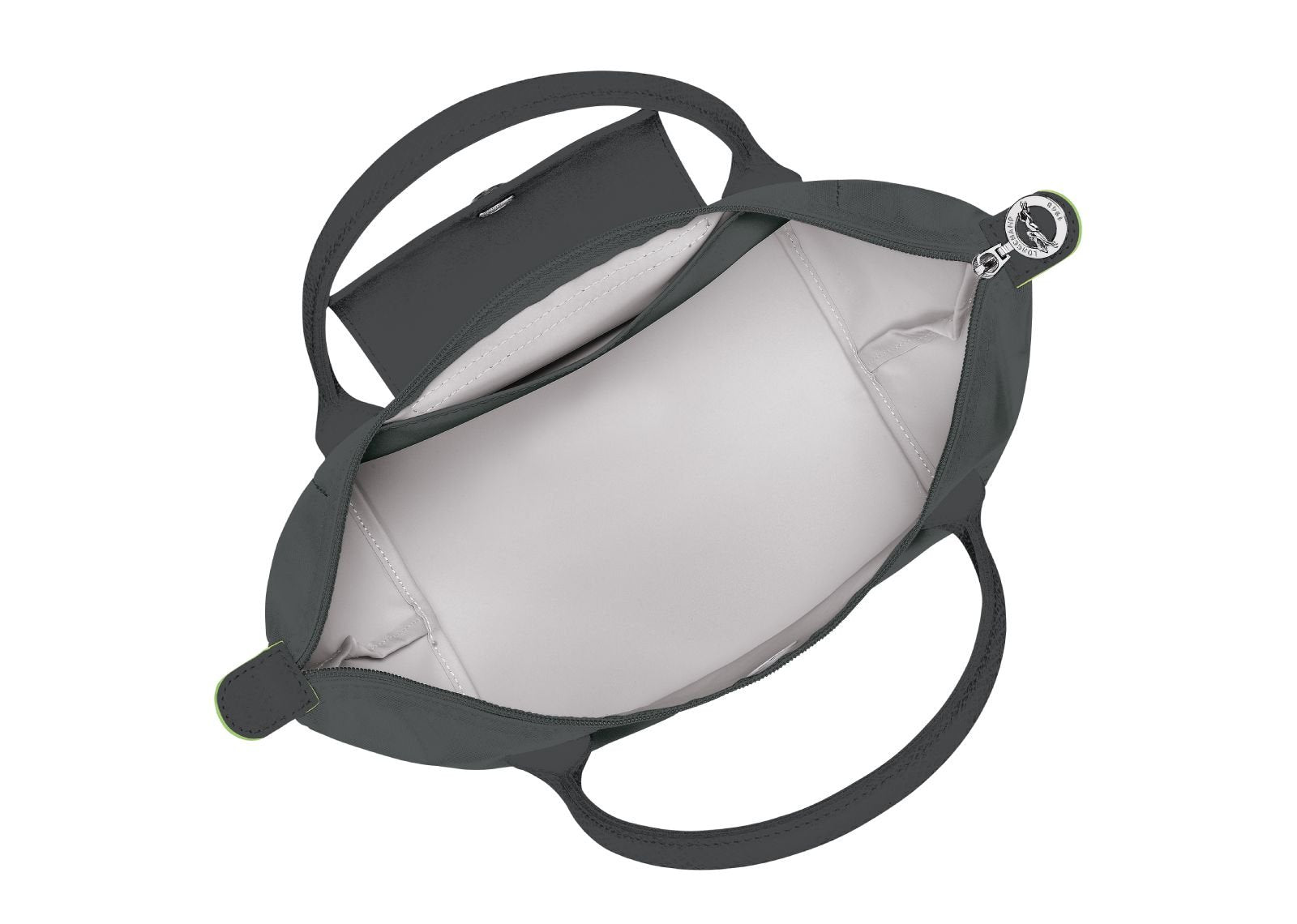 Longchamp Le Pliage Green Medium Handbag Graphite