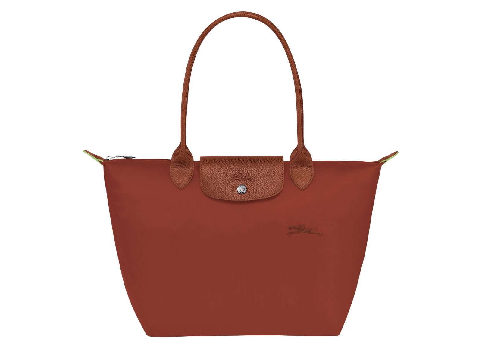 Longchamp Le Pliage Green Medium Tote Bag Chestnut