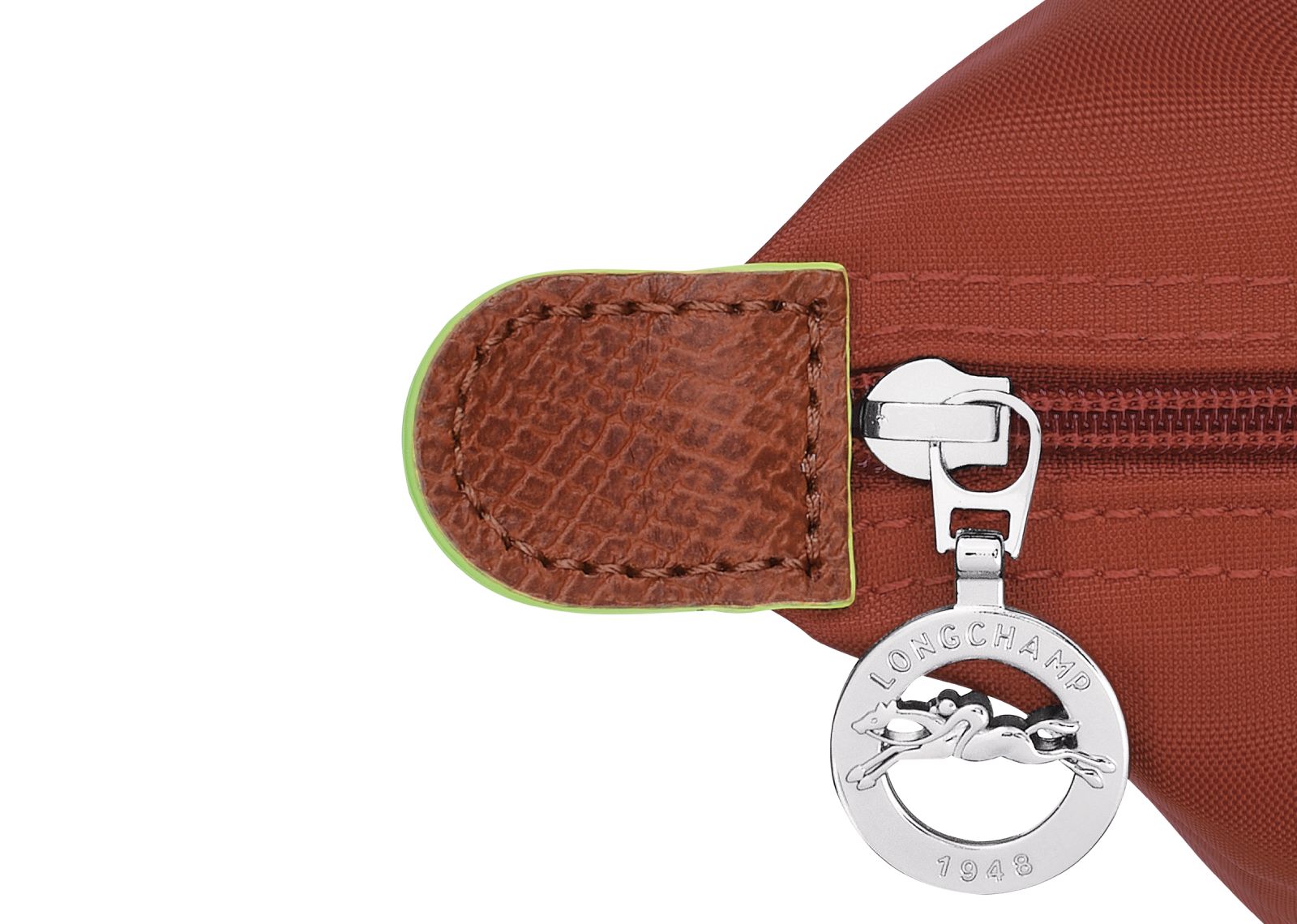 Longchamp Le Pliage Green Medium Tote Bag Chestnut