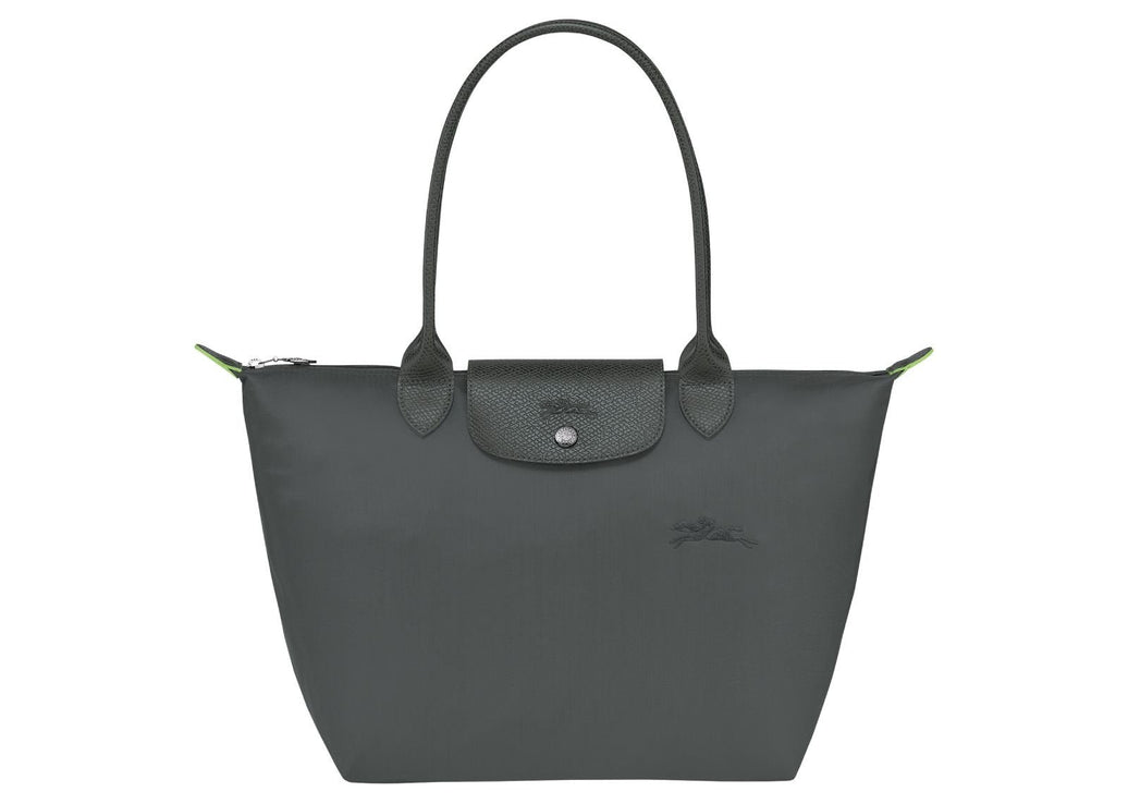 Longchamp Le Pliage Green Medium Tote Bag Graphite