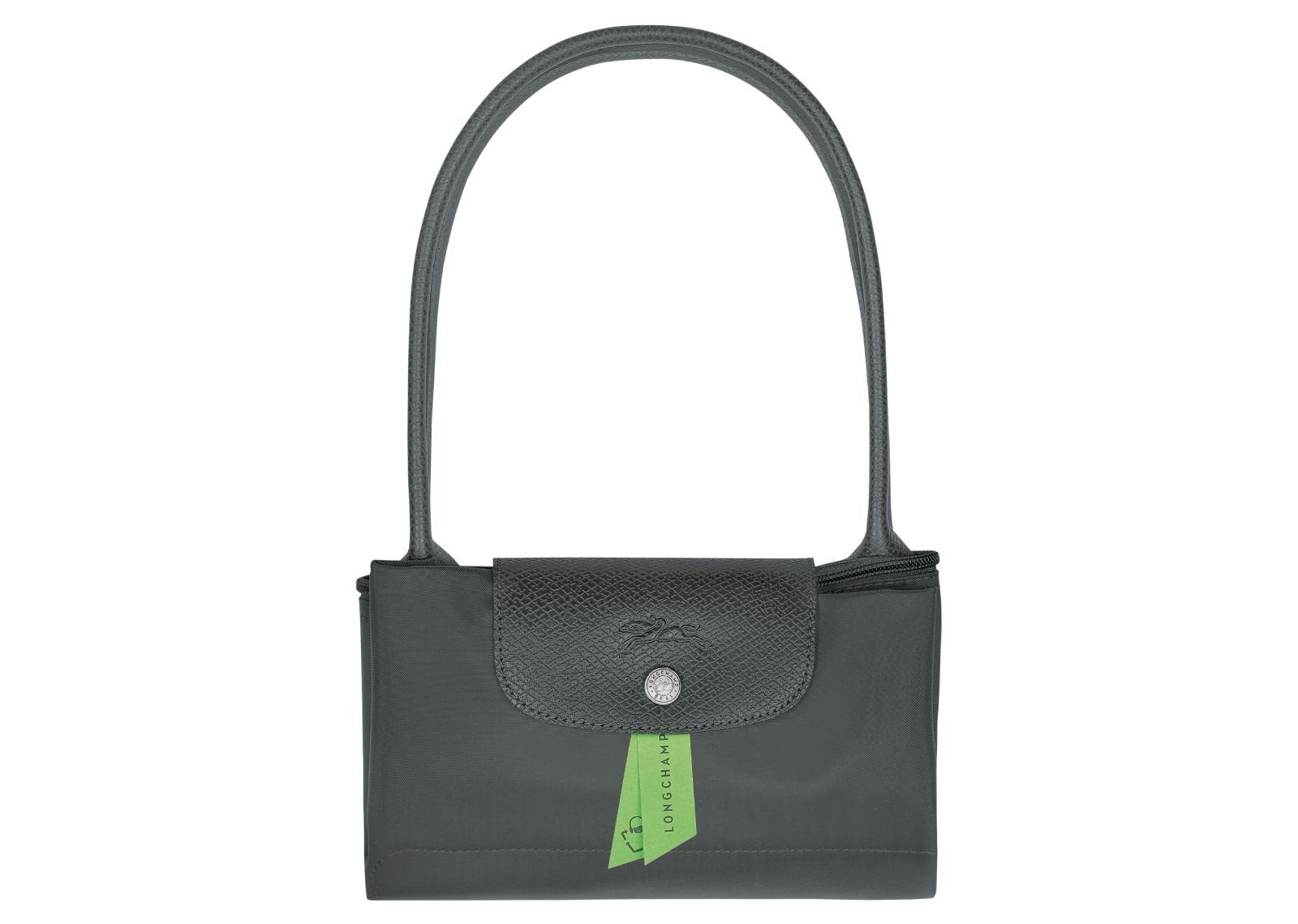 Longchamp Le Pliage Green Medium Tote Bag Graphite