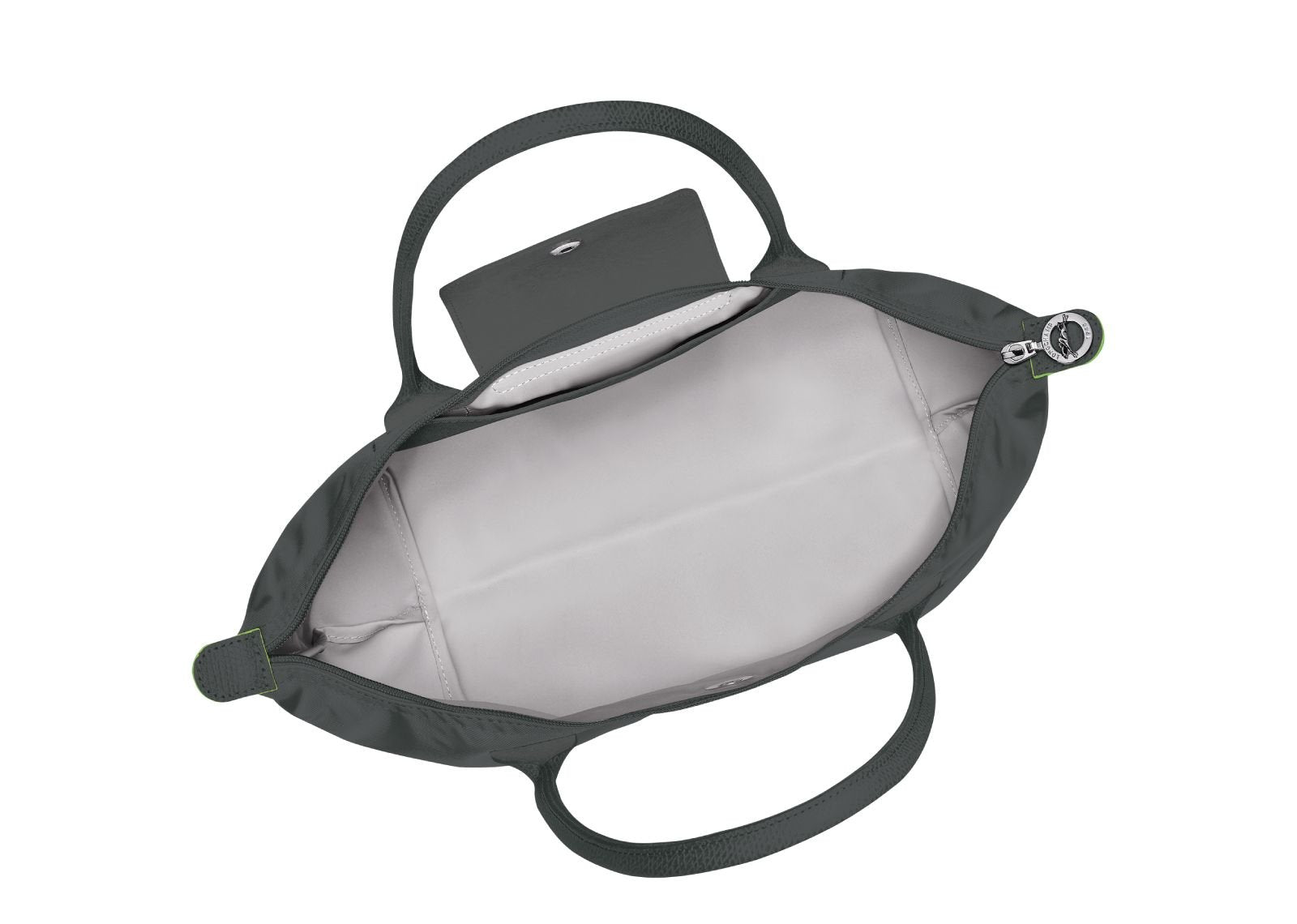Longchamp Le Pliage Green Medium Tote Bag Graphite