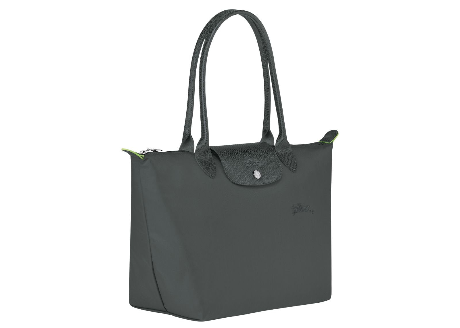 Longchamp Le Pliage Green Medium Tote Bag Graphite