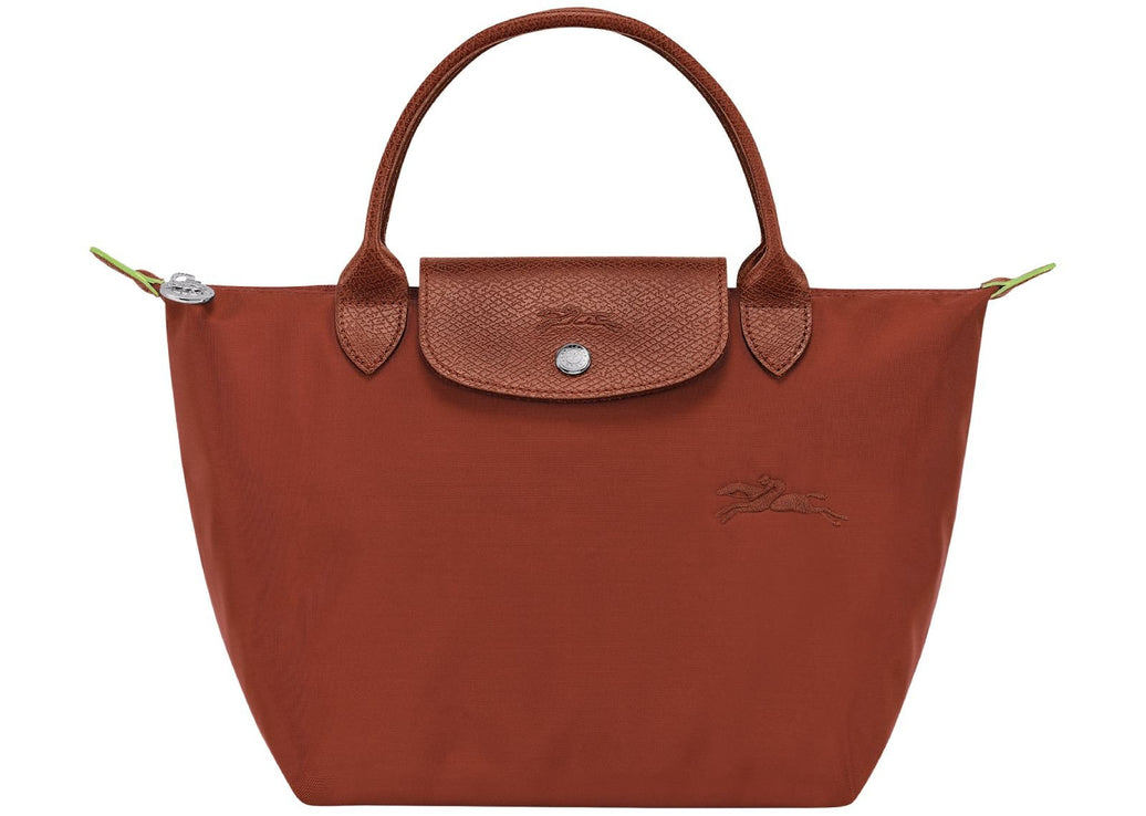 Longchamp Le Pliage Green Small Handbag Chestnut