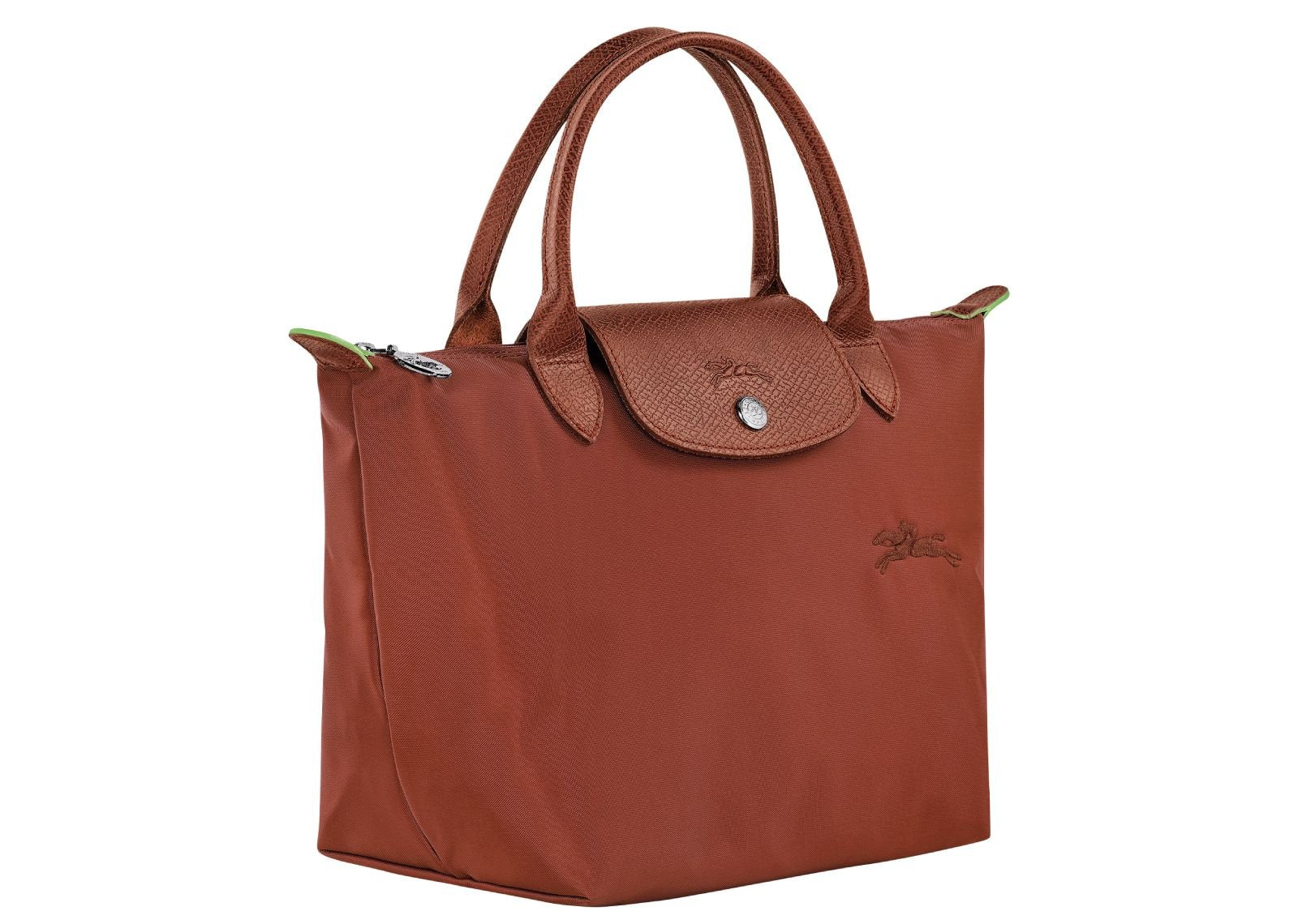 Longchamp Le Pliage Green Small Handbag Chestnut