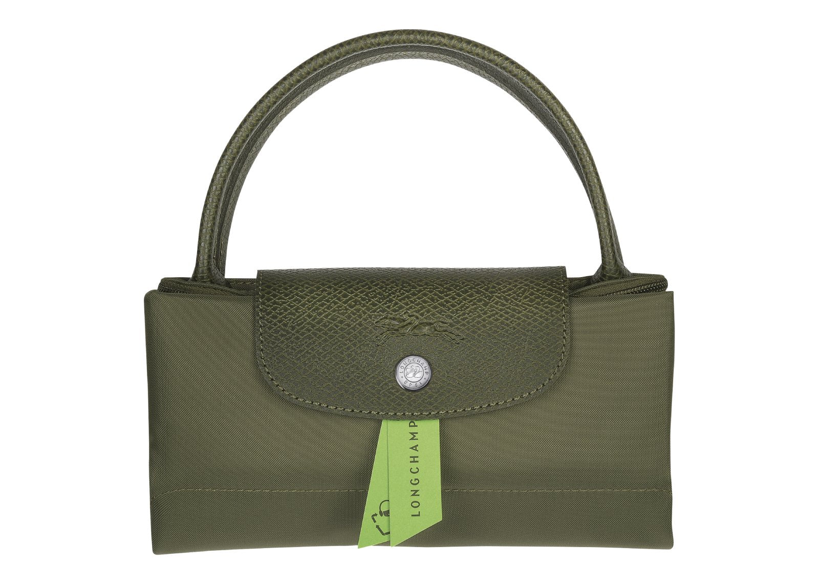 Longchamp Le Pliage Green Small Handbag Forest