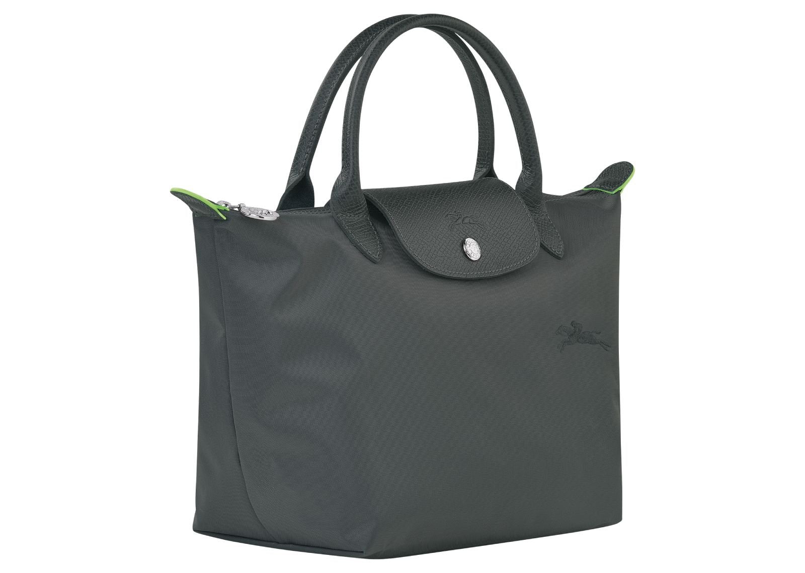 Longchamp Le Pliage Green Small Handbag Graphite