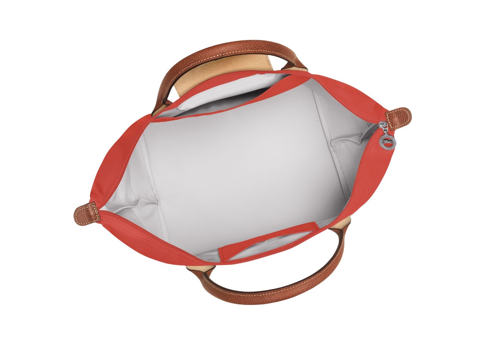 Longchamp Le Pliage Original Medium Handbag Tomato