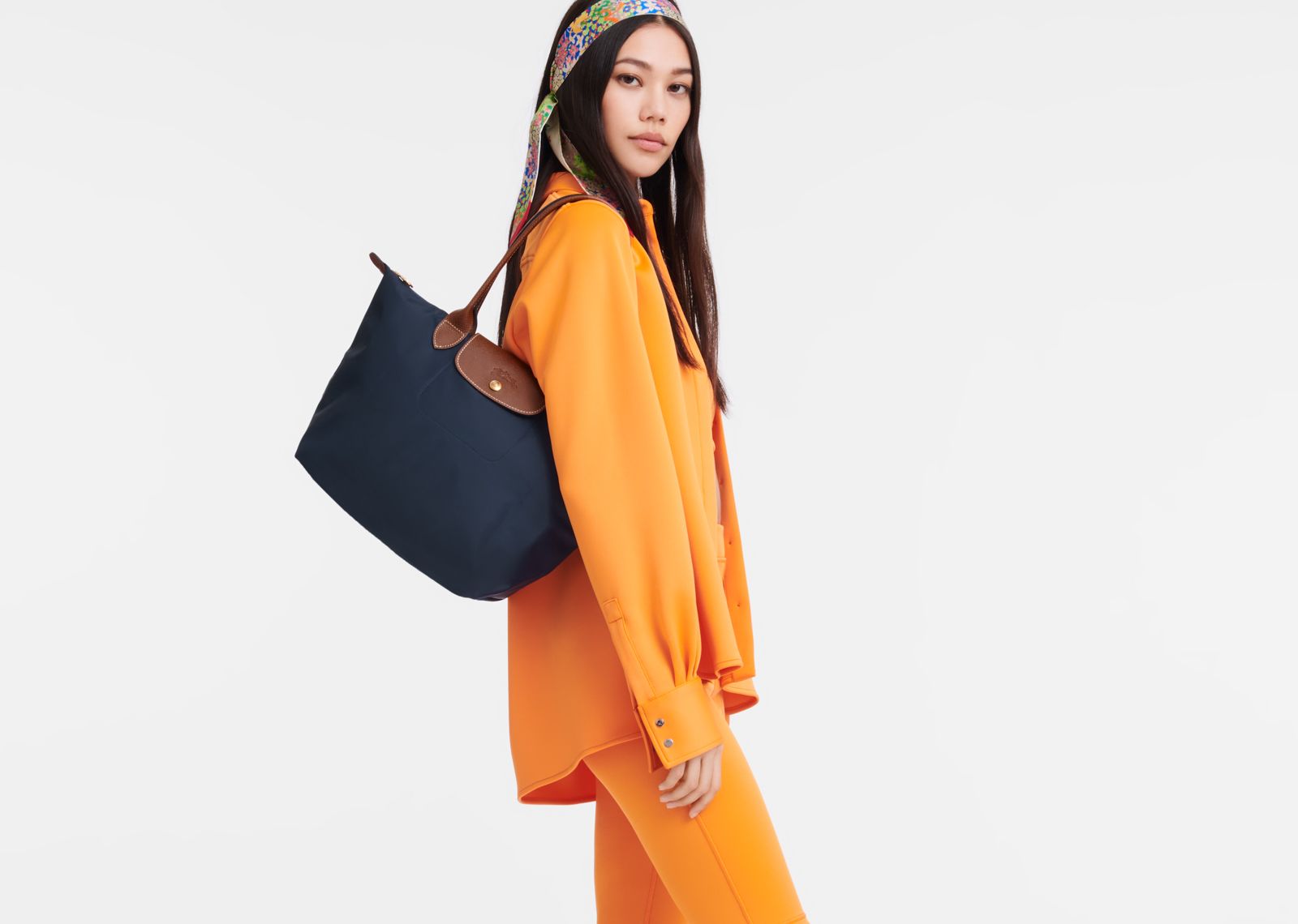 Longchamp Le Pliage Original Medium Tote Bag Navy