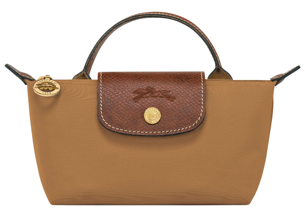 Longchamp Le Pliage Original Pouch With Handle Fawn