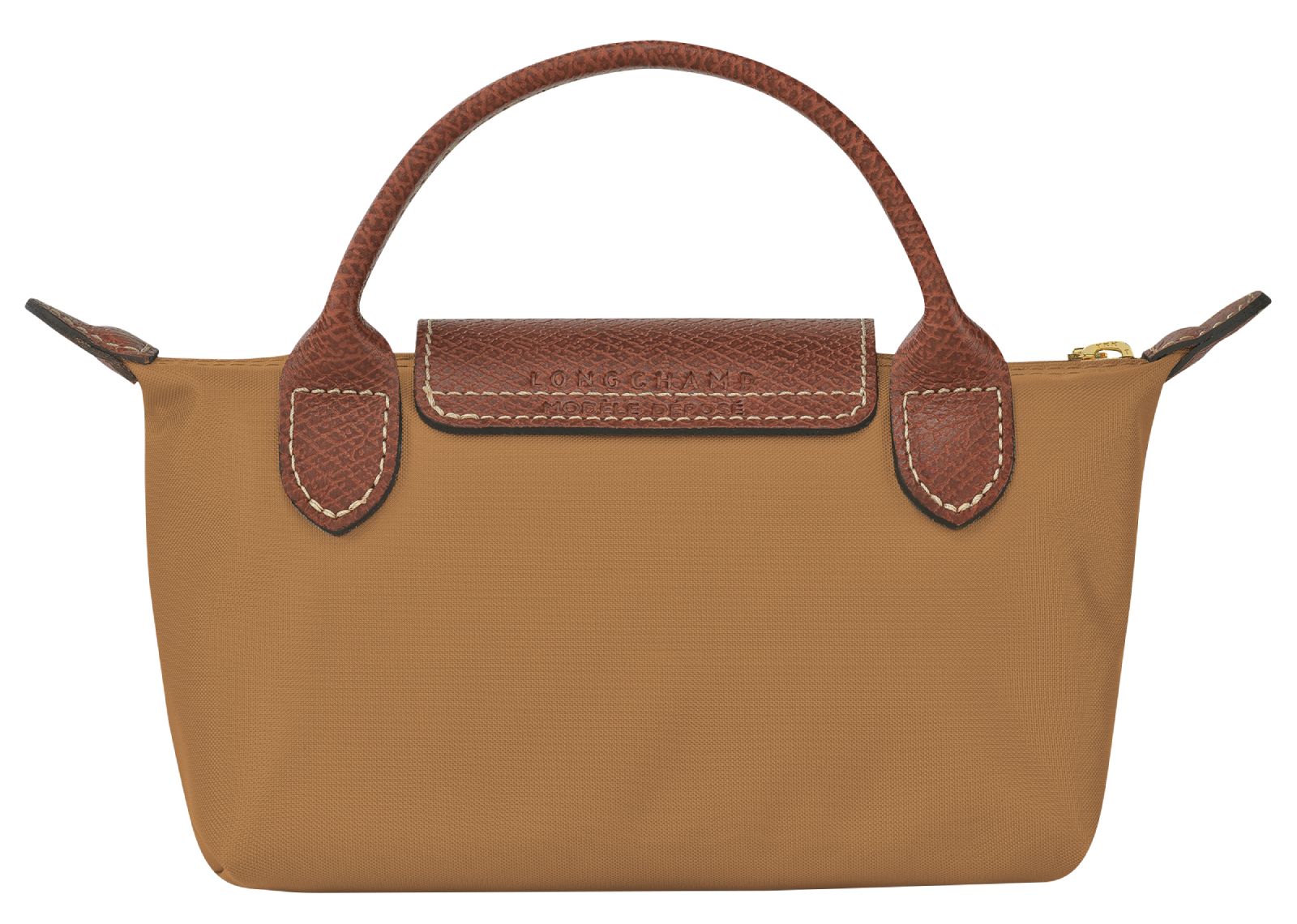 Longchamp Le Pliage Original Pouch With Handle Fawn